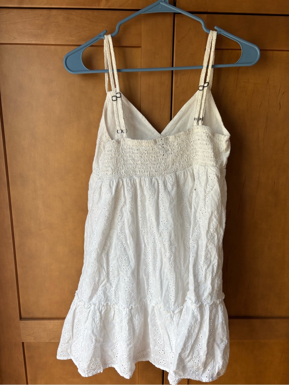 White Eyelet Babydoll sundress - Picture 6 of 7